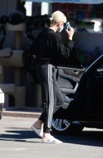 CHARLIZE THERON Out for Lunch in Los Angeles 10/12/2021