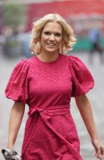 CHARLOTTE HAWKINS Arrives at Global Radio Studios in London 10/15/2021