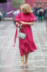 CHARLOTTE HAWKINS Arrives at Global Radio Studios in London 10/15/2021