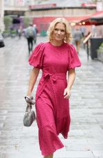 CHARLOTTE HAWKINS Arrives at Global Radio Studios in London 10/15/2021