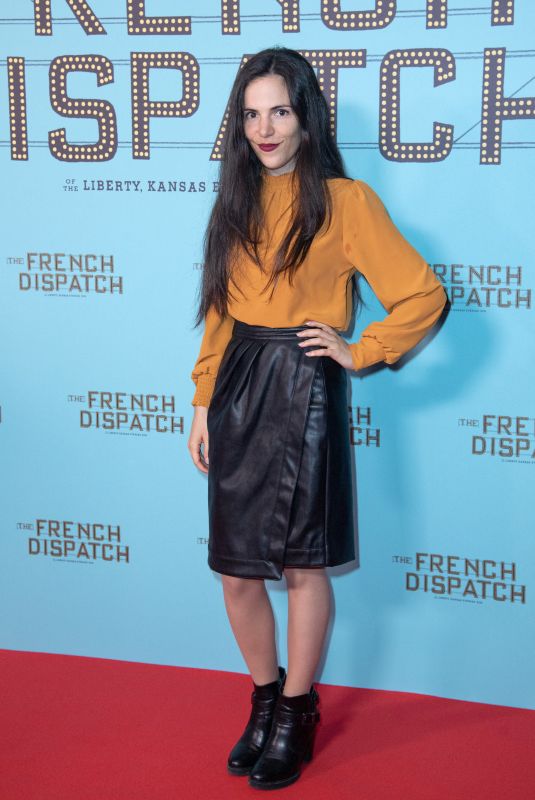 CHARLOTTE HERVIEUX at The French Dispatch Premiere at the UGC Cine Cite Bercy in Paris 10/24/2021