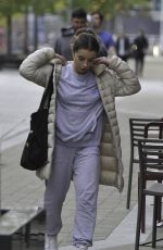 CHARLOTTE JORDAN Leaves Costa Coffee in Manchester 10/12/2021