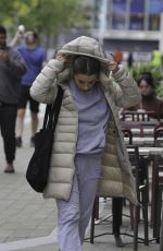 CHARLOTTE JORDAN Leaves Costa Coffee in Manchester 10/12/2021