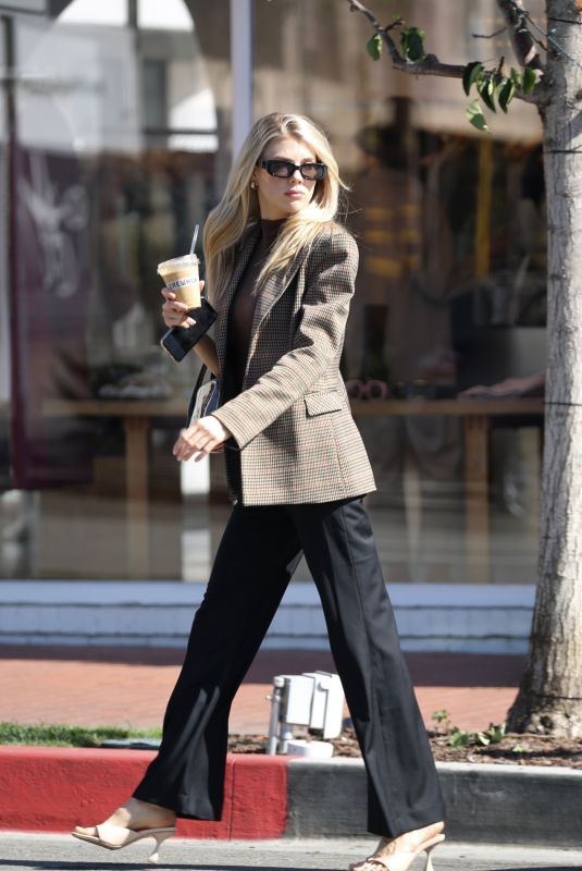 CHARLOTTE MCKINNEY Out in Los Angeles 10/14/2021