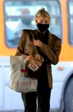 CHARLOTTE MCKINNEY Out Shopping in West Hollywood 10/14/2021