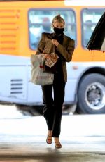 CHARLOTTE MCKINNEY Out Shopping in West Hollywood 10/14/2021