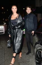 CHLOE SIMS Leaves Amazonico Restaurant in London 10/19/2021