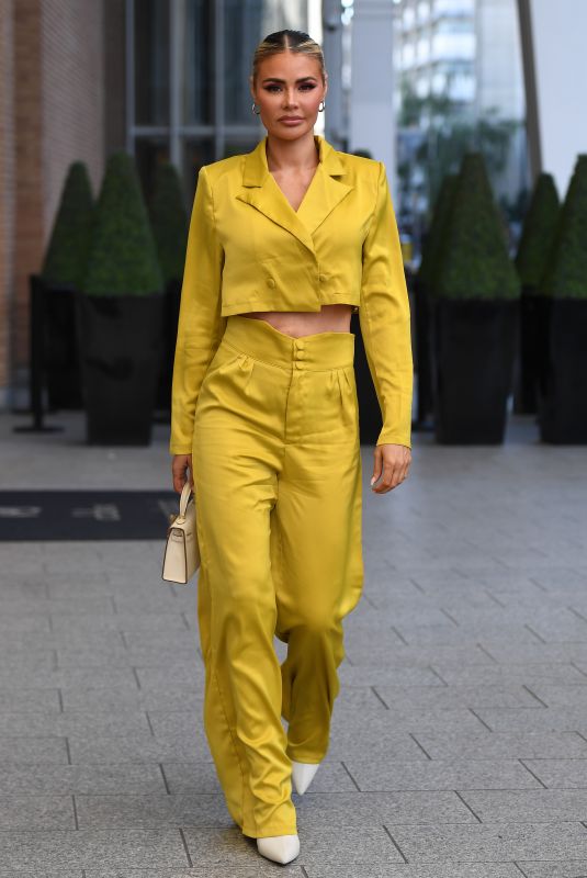 CHLOE SIMS on the Set of The Only Way is Essex in London 10/08/2021