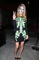 CHRISHELL STAUSE Arrives at a Halloween Party in Hollywood 10/29/2021