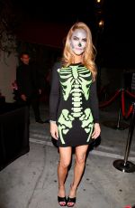 CHRISHELL STAUSE Arrives at a Halloween Party in Hollywood 10/29/2021