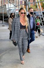 CHRISSY TEIGEN Heading to Barnes & Nobles in New York 10/27/2021