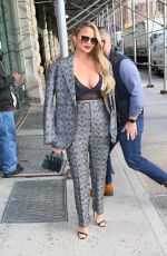 CHRISSY TEIGEN Heading to Barnes & Nobles in New York 10/27/2021