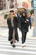 CHRISSY TEIGEN Out for Breakfast in New York 10/26/2021