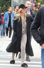 CHRISSY TEIGEN Out with a Friend in New York 10/26/2021