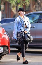 CHRISSY TEIGEN Shopping at Bristol Farms in Los Angeles 10/06/2021