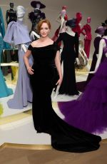CHRISTINA HENDRICKS at Christian Siriano Exhibit Opening Reception in Savannah 10/22/2021