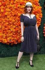 CHRISTINA HENDRICKS at Veuve Clicquot Polo Classic Los Angeles at Will Rogers State Historic Park in Pacific Palisades 10/02/2021