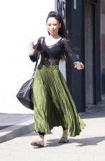 CHRISTINE CHIU Leaves Her Dance Practice in Los Angeles 10/03/2021