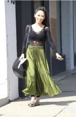 CHRISTINE CHIU Leaves Her Dance Practice in Los Angeles 10/03/2021