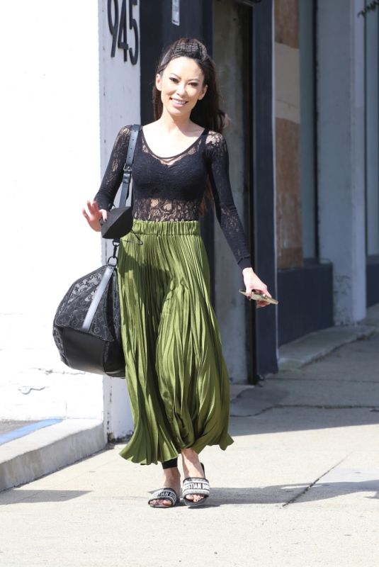CHRISTINE CHIU Leaves Her Dance Practice in Los Angeles 10/03/2021