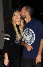CHRISTINE QUINN and Christian Richard at Spago in Beverly Hills 10/03/2021