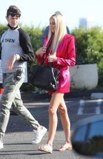CHRISTINE QUINN at Selling Sunset at Sunset Plaza in West Hollywood 10/20/2021
