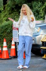 CHRISTINE QUINN Out Eating Cornbread in West Hollywood 10/12/2021