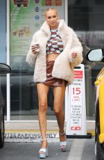 CHRISTINE QUINN Out for Coffee at Starbucks in Beverly Hills 10/23/2021