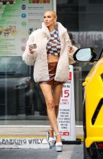 CHRISTINE QUINN Out for Coffee at Starbucks in Beverly Hills 10/23/2021