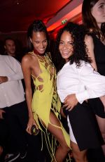 CINDY BRUNA Celebrates Her 27th Birthday at Giuse Trattoria Restaurant in Paris 10/01/2021