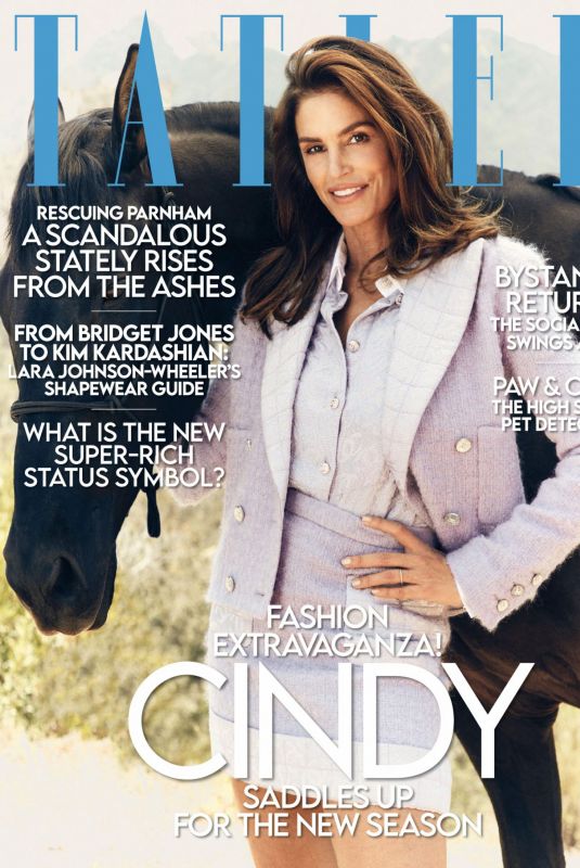 CINDY CRAWFORD in Tatler Magazine, September 2021