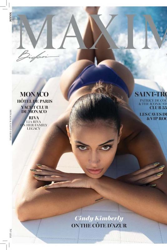 CINDY KIMBERLY on the Cover Maxim Magazine, December 2021