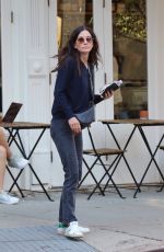 COURTENEY COX Out for Lunch in New York 10/14/2021