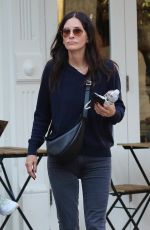 COURTENEY COX Out for Lunch in New York 10/14/2021