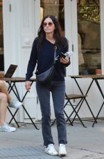 COURTENEY COX Out for Lunch in New York 10/14/2021