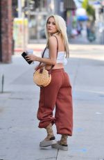 COURTNEY STODDEN Gets New Tattoo in Hollywood 09/30/2021