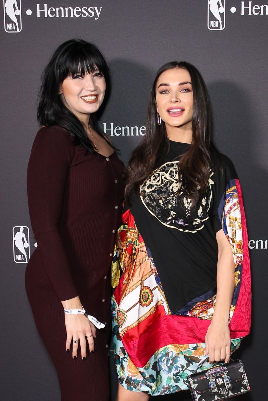 DAISY LOWE and AMY JACKSON at The Spirit of The NBA x Hennessy Launch Party in London 10/21/2021