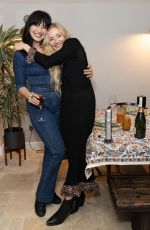 DAISY LOWE and CLARA PAGET at First Night of the Coravin Club Dinner Party Launch in London 10/04/2021