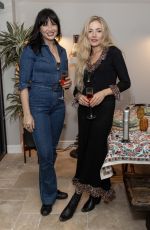 DAISY LOWE and CLARA PAGET at First Night of the Coravin Club Dinner Party Launch in London 10/04/2021