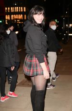DAISY LOWE Night Out in London 10/14/2021