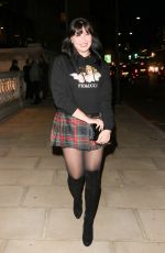 DAISY LOWE Night Out in London 10/14/2021