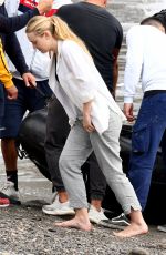 DAKOTA FANNING at a Set of Mr. Ripley in Atrani 10/26/2021