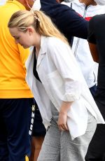 DAKOTA FANNING at a Set of Mr. Ripley in Atrani 10/26/2021