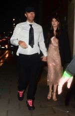 DAKOTA JOHNSON and Chris Martin at Claridges Hotel in London 10/13/2021
