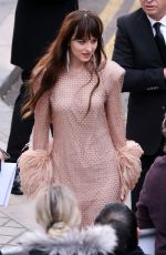 DAKOTA JOHNSON Arrives at The Lost Daughter Premiere in London 10/13/2021