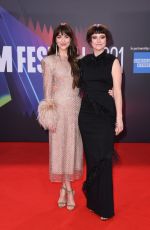 DAKOTA JOHNSON at The Lost Daughter Premiere at BFI London Film Festival 10/13/2021