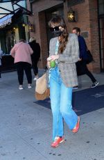 DAKOTA JOHNSON Leaves Her Apartment in New York 10/25/2021