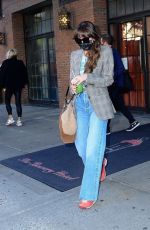 DAKOTA JOHNSON Leaves Her Apartment in New York 10/25/2021