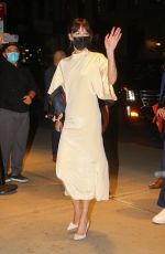 DAKOTA JOHNSON Night Out in New York 09/30/2021