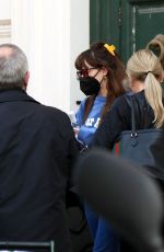 DAKOTA JOHNSON Out in Rome 10/28/2021